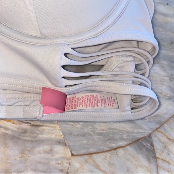 32B Small 2 Piece Set Swim Bombshell Longline Bikini White Adds two cup sizes - Picture 16 of 16